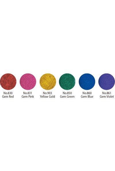 Zıg Suluboya Pıgment Gem Color Mc20-Gc/6V 6 Renk