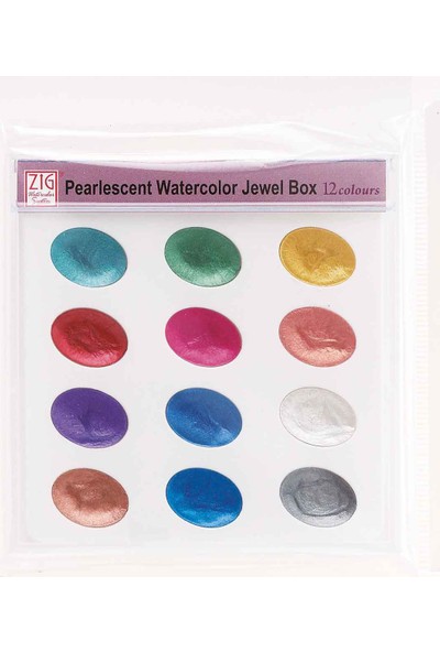 Zig Suluboya Pigment Jewel Box Wskg204-5 12 Renk