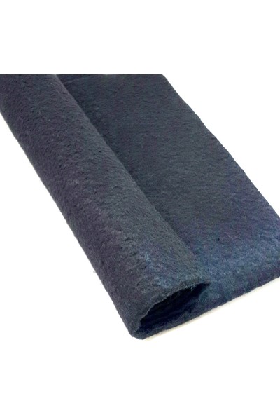 İnce Keçe Kumaş -Hobi Malzemesi 1mm (50 x 50 cm) Siyah