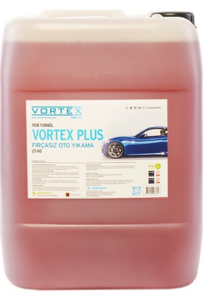Vortex Plus Fırçasız Araç Yıkama Köpüğü 25 Kg.
