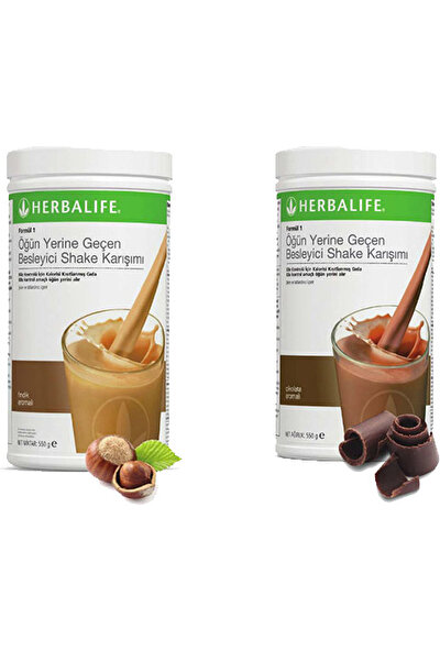 Herbalife Shake Karışımı - 1 Fındık - 1 Çikolata