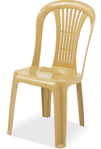 Gardelia Lux 6 Adet Plastik Sandalye Takımı 1.Sınıf Kahve