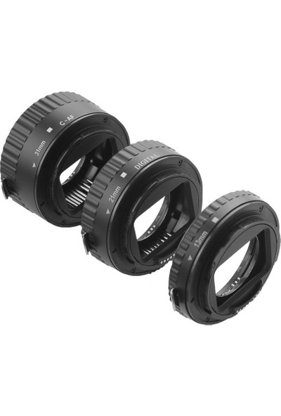 Raypro Canon Uyumlu Raypro Eko Otomatik Makro Uzatma Tüpü Seti
