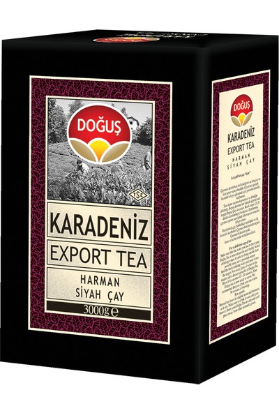 Doğuş Karadeniz Export Tea Harman Siyah Çay 3000 Gr Karton Kutulu