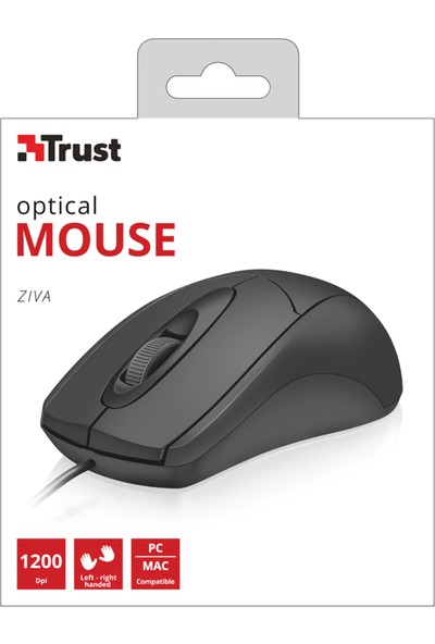 Trust Ziva 21947 Optical Kablolu Mouse