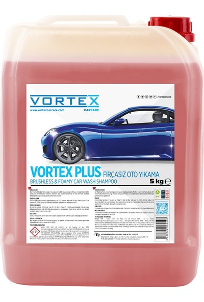 Vortex Plus Fırçasız Araç Yıkama Köpüğü 5 Kg.