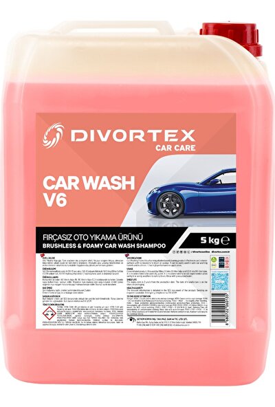 Divortex Car Wash V6 Fırçasız Araç Yıkama Köpüğü 5 kg.