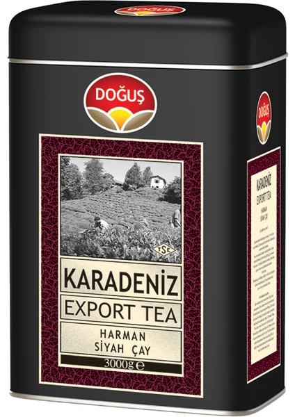 Karadeniz Export Tea Harman Siyah Çay 3000 Gr Metal Kutulu