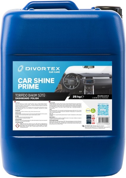 Car Shine Prime Torpido Temizleme ve Bakım Sütü 25 kg