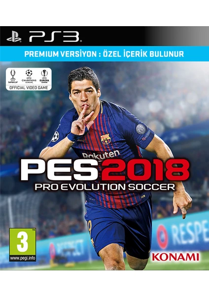 Psx3 Pes 2018 Premium Edition