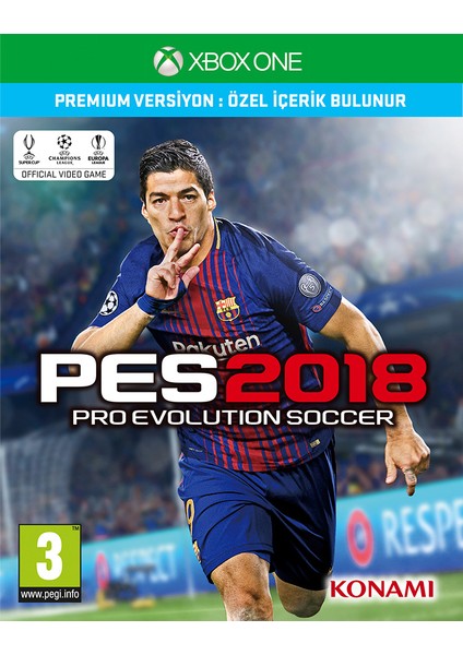 Xbox One Pes 2018 Premium Edition