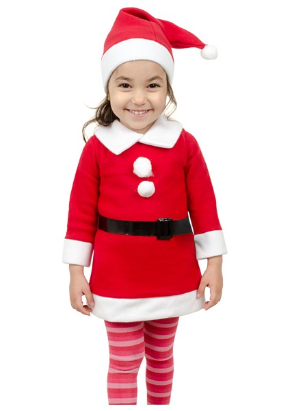 Yılbaşı Noel Çocuk Kostüm Kız - 6 Yaş