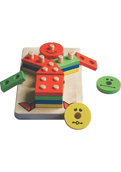 Geometrik Şekiller Palyaço Ahşap fiyatları