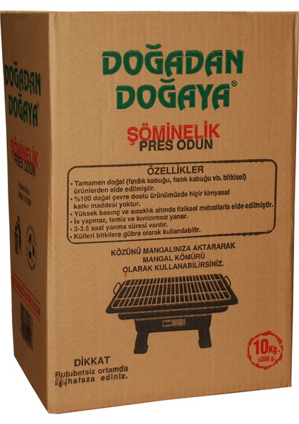 Briket Şömine Odunu 10 Kg fiyatları