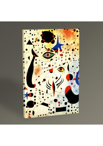 Joan Miro Ciphers And Constellations in Love With A Woman Tablo 30x20