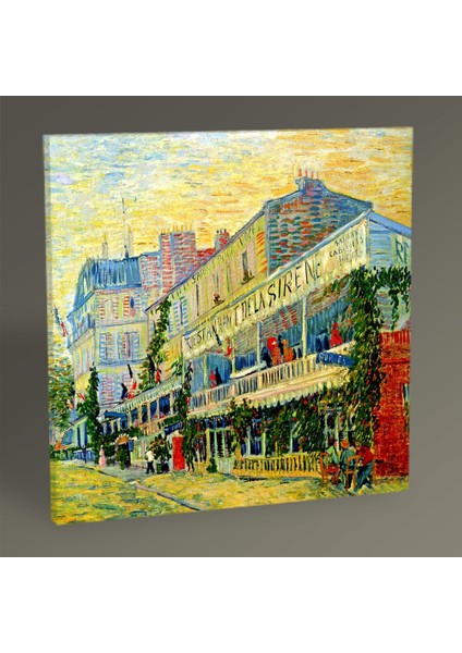 - Vincent Van Gogh Asnieres'de Restaurant Tablo 30X30