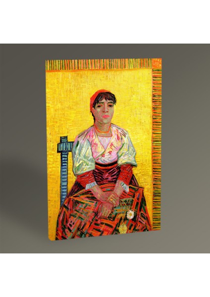 - Vincent Van Gogh Madam Segatori Tablo 30x20