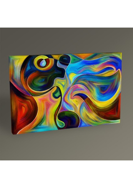 - Soyut Yağlı Boya Tablo 75X50