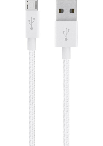 F2CU021BT04WHT Premium Micro Usb Şarj ve Senkronizasyon Kablosu