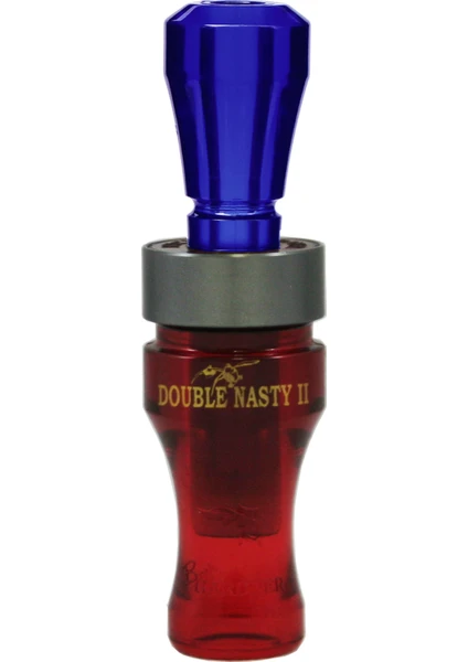 Buck Gardner Double Nasty 2 Red - Blue Ördek Çağrı Düdüğü