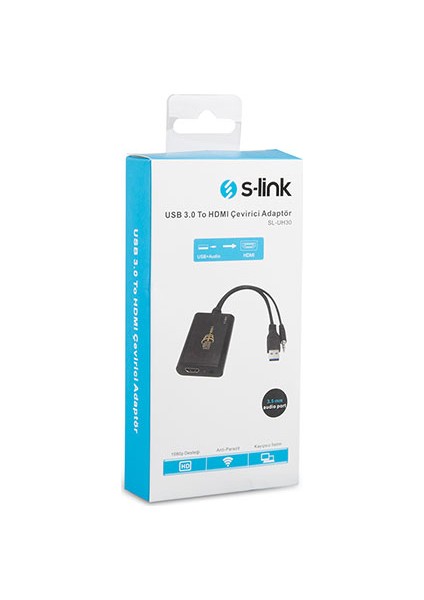 Sl-Uh30 Usb 3.0 Dan Hdmi Ya Dönüştürücü