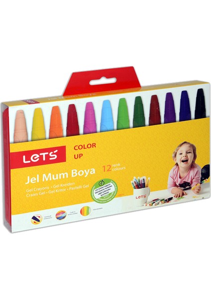 Lets Mum Boya 12 Renk Jel