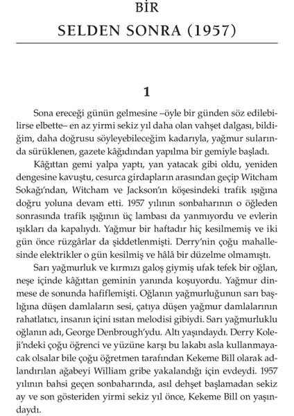 O: It- Sansürsüz Tam Metin - Stephen King