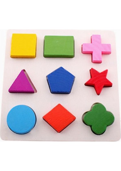 Ahşap Eşleştirmeli Puzzle