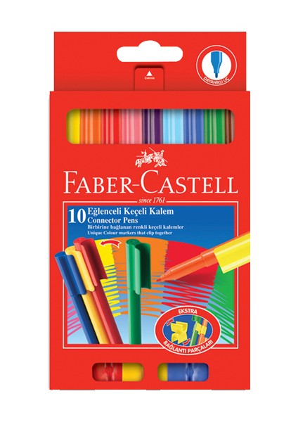 Keçeli Kalem Eğlenceli 10 Renk