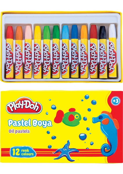 Playdoh Pastel Boya 12 Renk