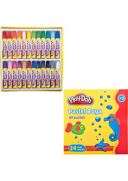 Playdoh Pastel Boya 24 Renk