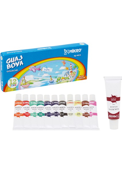Guaj Boya 12 Renk Gj-9012