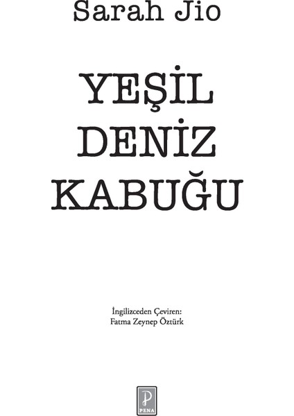 Yeşil Deniz Kabuğu - Sarah Jio