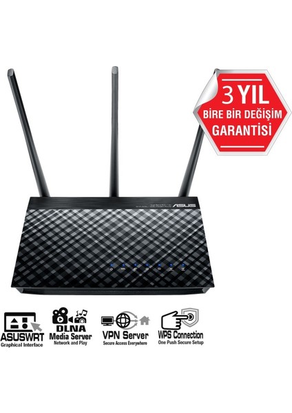 DSL-AC51 DualBand Dlna Vpn ADSL VDSL-FiBER Modem Router