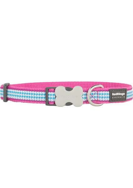 Reddingo Fang It Desenli Pembe Köpek Boyun Tasması 20 Mm