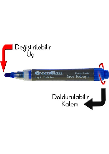 Green Class Pro Sıvı Tebeşir Seti