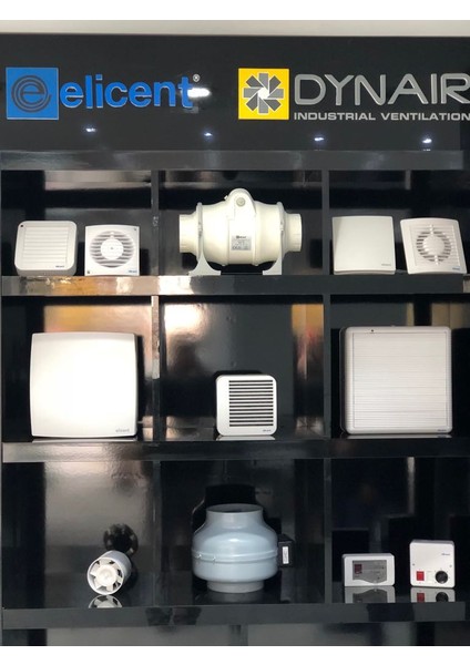 Elıcent Vitro 12/300 Aksiyal Fan ( Çift Yönlü Hız Anahtarı İle )