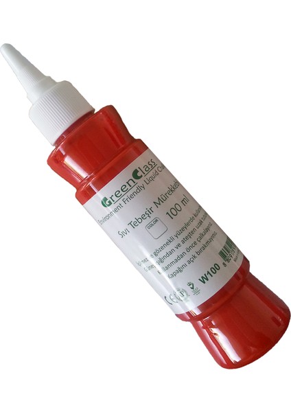 Sıvı Tebeşir Tahta Kalemi Mürekkebi 100ml