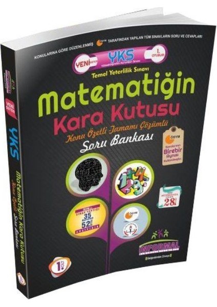 İnformal YKS Matemetiğin Kara Kutusu Konu Özetli Sor Bankası 1. Cilt