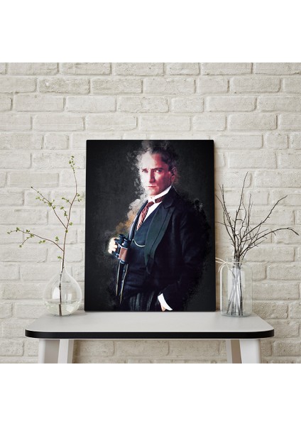 - Sanatsal Tasarım Atatürk Tablosu