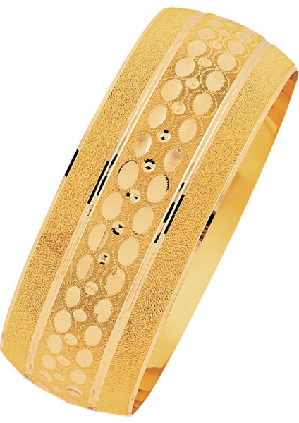 14 Ayar Altın Mega Bilezik 25.00 Gram Nil Model