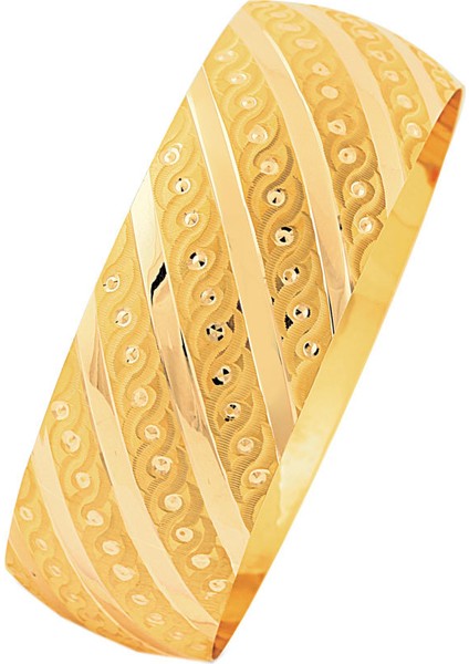 14 Ayar Mega Bilezik Sade Model 25.00 Gram