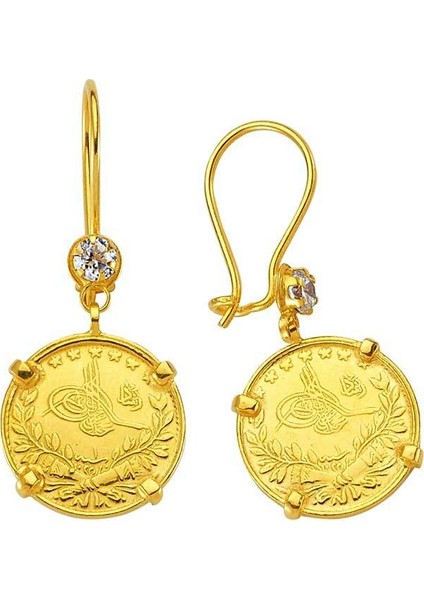 Reşat Küpe Çerçeveli 6.25 Gram 22 Ayar Altın