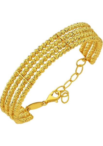 Toplu Bilezik 4 Sıralı 22 Ayar Altın 26.00 Gram