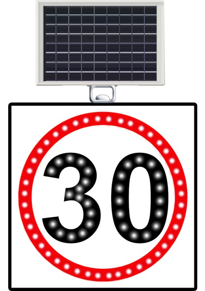 Hız Limiti 30 Km/H 600X600 Mm