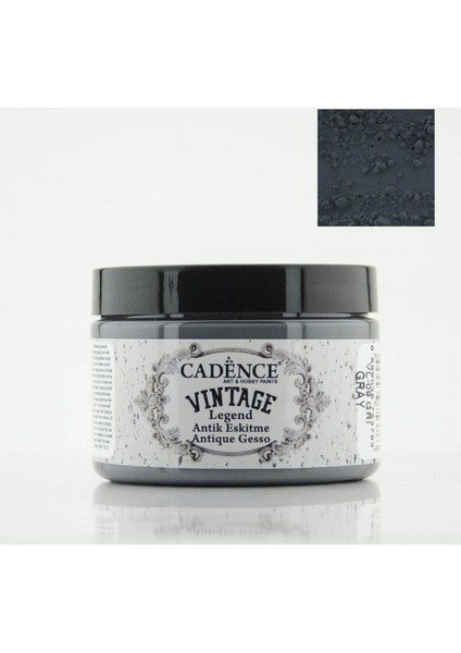 Gri - Vintage Legend Eskitme Boya 150 ml
