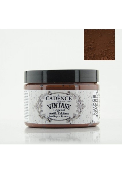 Kahverengi - Vintage Legend Eskitme Boya 150 ml