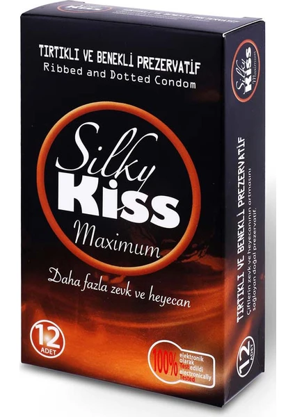 Silky Kiss Prezervatif Maximum Condom (12 Adet)