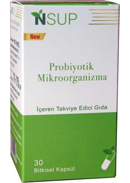 Probiyotik Mikroorganizma 30 Kapsül