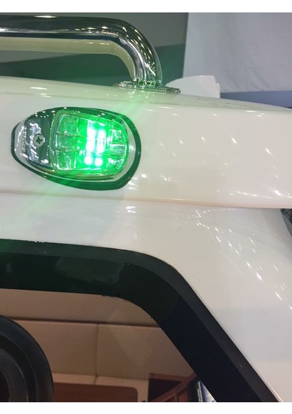Sl10 Led'Li İskele - Sancak Seyir Feneri - Siyah Renk 12V